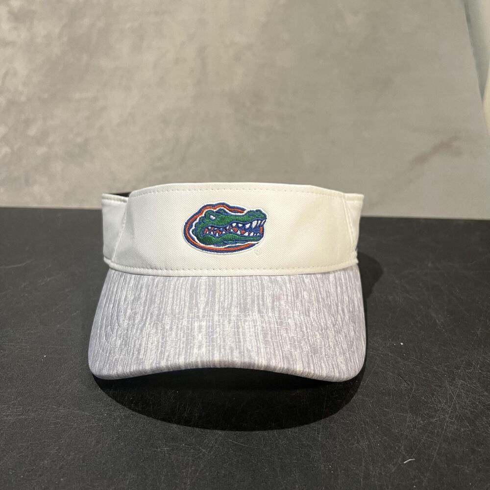 Florida Gators Visor Hat Strap Back Dri-FIT Mens White NCAA Basketball Jordan